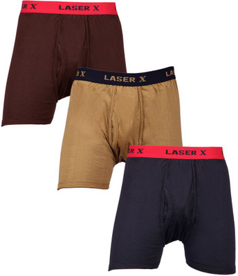 

Laser X Men's Trunks, Black;brown;coffee