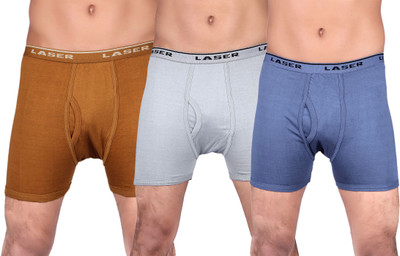 

Laser X Super H Men's Trunks, Brown;gray;navy