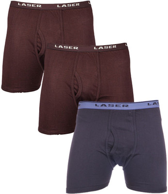 

Laser X Men's Trunks, Black;coffee