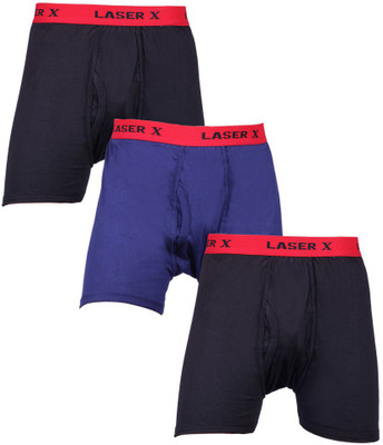 

Laser X Men's Trunks, Black;blue