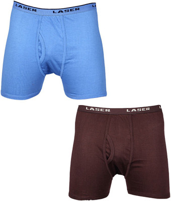 

Laser X Men's Trunks, Dark brown;sky