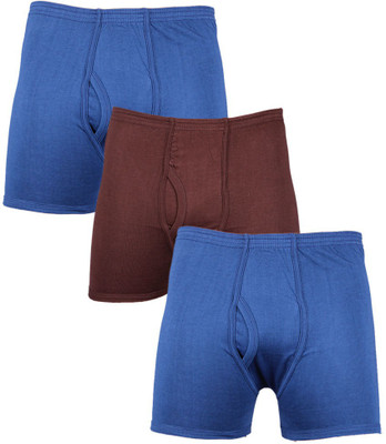 

Laser X Men's Trunks, Blue;dark brown