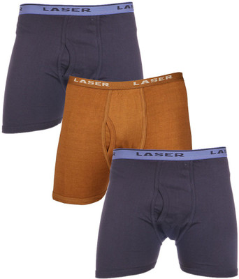 

Laser X Men's Trunks, Black;brown