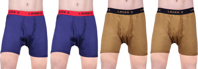 

Laser X Super H Men' Trunks, Brown;navy