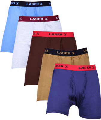 Laser X Men's Trunks, Brown;coffee;gray;light blue;sky