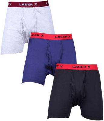 

Laser X Men's Trunks, Black;blue;grey