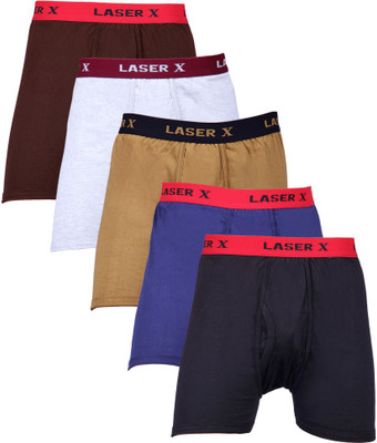 Laser X Men's Trunks, Black;blue;brown;coffee;gray