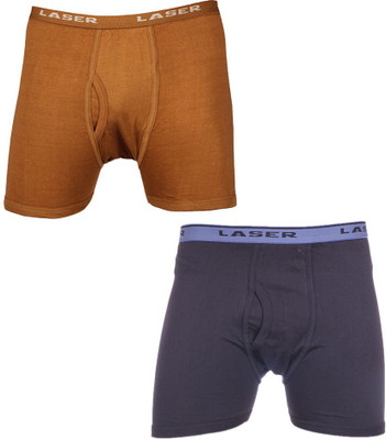

Laser X Men's Trunks, Black;brown