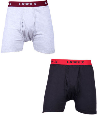 

Laser X Men's Trunks, Black;grey