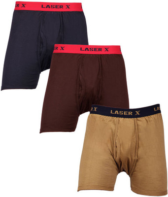 

Laser X Men's Trunks, Black;coffee;light brown