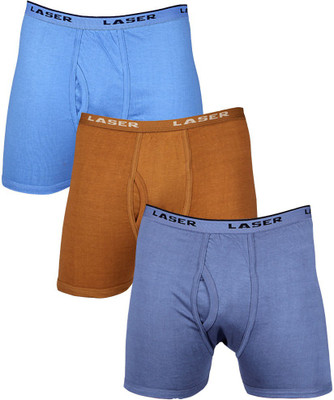 

Laser X Men's Trunks, Brown;dark blue;sky