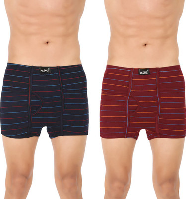 

Mr.Fake Men's Trunks, Dark blue;maroon
