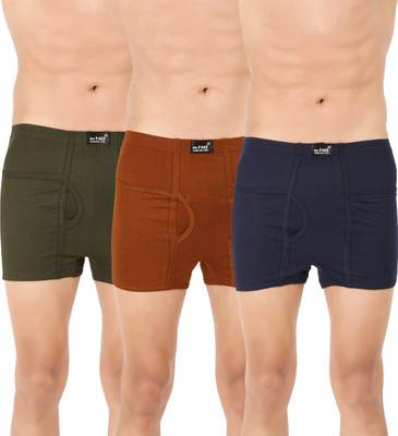

Mr.Fake Men's Trunks, Brown;dark blue;green