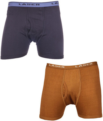 

Laser X Men's Trunks, Black;light brown