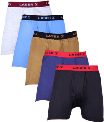 

Laser X Men's Trunks, Black;blue;brown;gray;sky