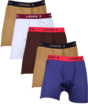 

Laser X Men's Trunks, Brown;coffee;gray;light blue