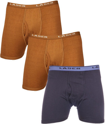 

Laser X Men's Trunks, Black;brown