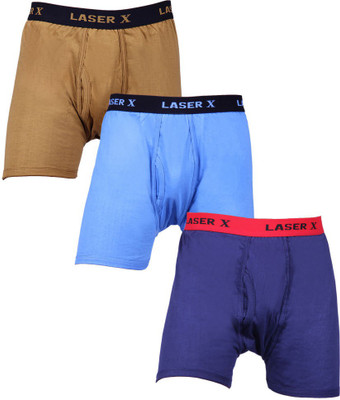 

Laser X Men's Trunks, Brown;light blue;sky