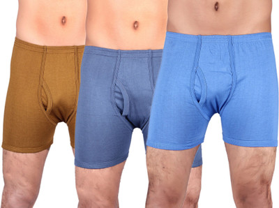 

Laser X SuperFine Men's Trunks, Brown;light blue;sky
