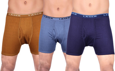

Laser X Super H Men's Trunks, Brown;light_blue;navy