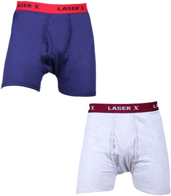 

Laser X Men's Trunks, Blue;light grey