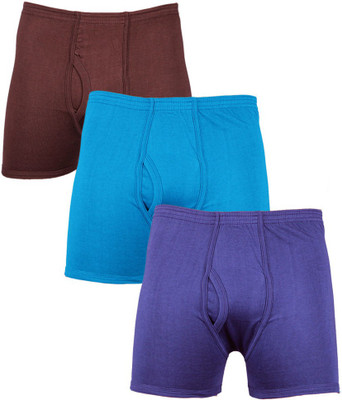

Laser X Men's Trunks, Dark blue;dark brown;sky