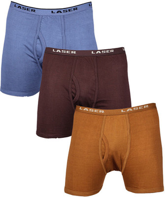 

Laser X Men's Trunks, Blue;coffee;light brown