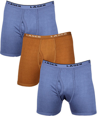 

Laser X Men's Trunks, Brown;dark blue