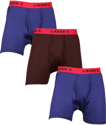

Laser X Men's Trunks, Coffee;light blue