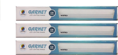 

Wipro 5W-1 Feet-Tube Light Straight Linear LED Tube Light(White, Pack of 03)