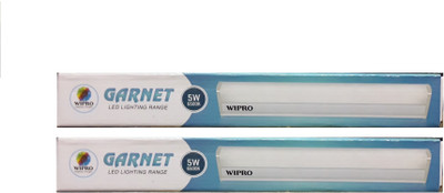 

Wipro 5W-1 Feet-Tube Light Straight Linear LED Tube Light(White, Pack of 02)