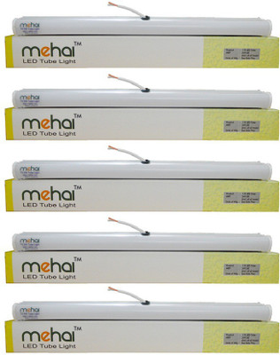 Mehai T5 5W 1FEET TUBE LIGHT PACK OF 5 Straight Linear LED Tube Light(White, Pack of 5)