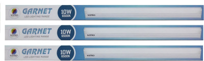 

Wipro 10W-2 Feet-Tube Light Straight Linear LED Tube Light(White, Pack of 3)