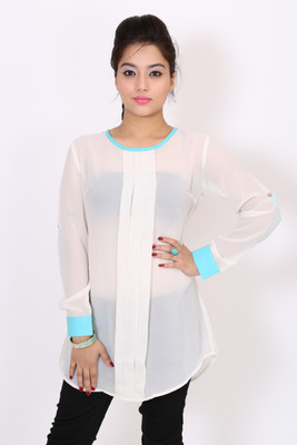 

Stilestreet Solid Women's Tunic, White
