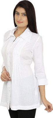 

Eves Pret A Porter Solid Women' Tunic, Amazing white