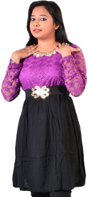 

Glimmerra Solid Women's Tunic, Purple