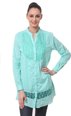 

Being Fab Solid Women's Tunic, Sea green