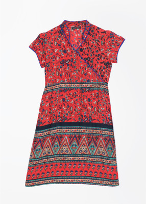 

No Code Printed Women's Tunic, Red print