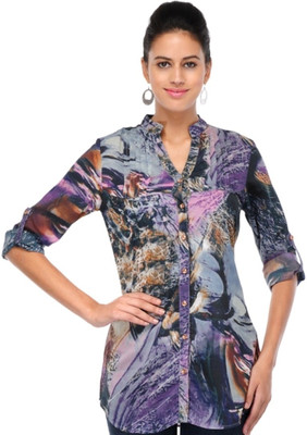 

Stilestreet Printed Women's Tunic, Purple