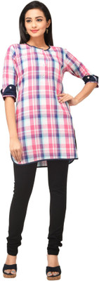 

Rene Checkered Women's Tunic, Multicolor