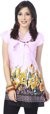 

Enah Floral Print Women's Tunic, Pink