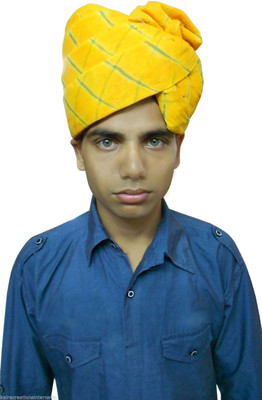 

Kalra Creations Self Design Rajasthani, Yellow