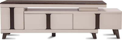 

Durian Stella Engineered Wood TV Entertainment Unit(Finish Color - Ivory/Brown)