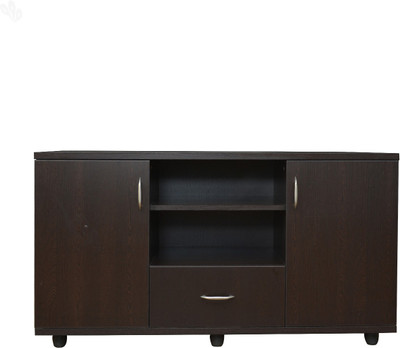 

Crystal Furnitech Engineered Wood TV Entertainment Unit(Finish Color - Honey Brown)