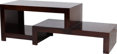 

Wood Dekor Solid Wood TV Entertainment Unit(Finish Color - Dark Brown)
