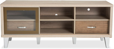 

Durian VESPER Engineered Wood TV Entertainment Unit(Finish Color - White Oak/Dirty Brown)