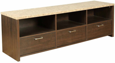 Hometown Engineered Wood TV Entertainment Unit(Finish Color - Brown, Knock Down)