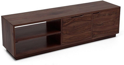 

Ringabell Tv Unit with storage Solid Wood TV Entertainment Unit(Finish Color - Mahogany Finish)