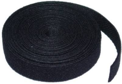 

C&E TV-out Cable 3/4-Inch x 5 Yards Velcro Cable Tie Roll (30CT-07115)(Black, For TV)