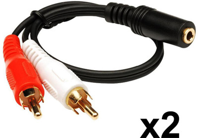 

C&E TV-out Cable CNE63102B(Red & White, For TV, 0.1524 m)